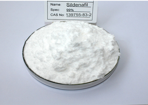 Bahan baku farmasi Cas 139755-83-2 99% Disfungsi Ereksi Obat Sildenafl Sildenafil Powder
